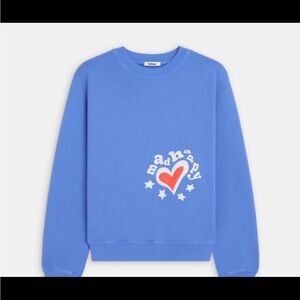 Madhappy Blue Heart Graphic Crewneck Sweater
